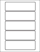Blank Label Centurion® Laboratory Use White Paper 1 X 3 Inch  (12/BX)