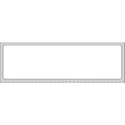 Blank Label pdc® Thermal Label White Paper 1 X 3-1/2 Inch  (1300/RL)
