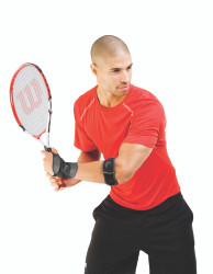 Elbow Brace Hg80™ Small / Medium Tennis Left or Right Elbow Black  (1/EA)