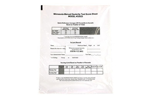 Minnesota Dexterity Test (123052)