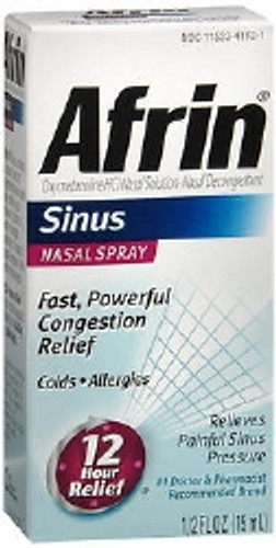 Sinus Relief Afrin® Allergy Sinus 0.05% Strength Nasal Spray 15 mL (M-1008194)