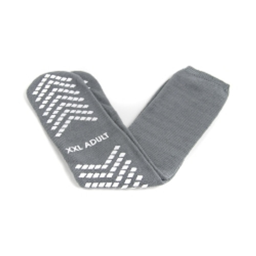 Slipper Socks McKesson 2X-Large Gray Above the Ankle (M-1038461)