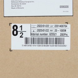 Surgical Glove McKesson Perry® Performance Plus Size 8.5 Sterile Latex Standard Cuff Length Smooth Cream Not Chemo Approved (M-1044709)