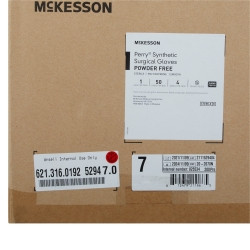 Surgical Glove McKesson Perry® Performance Plus Size 7 Sterile Polyisoprene Standard Cuff Length Smooth Green Chemo Tested (M-1044722)