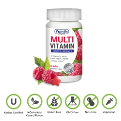 Multivitamin Supplement YumV's™ Gummy 60 per Bottle (M-1103326)