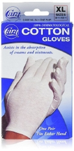 Infection Control Glove X-Large Cotton White Hemmed Cuff NonSterile (M-1106373)