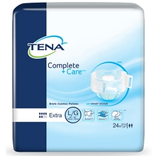 Unisex Adult Incontinence Brief TENA® Complete + Care™ Extra Large Disposable Moderate Absorbency (M-1111003)