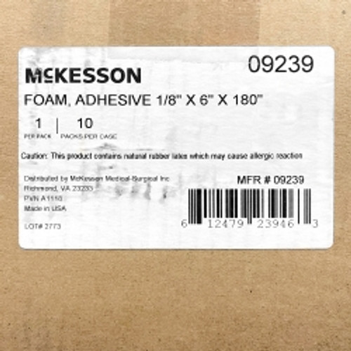 Orthopedic Padding Roll Adhesive McKesson 6 X 180 Inch Poly Foam NonSterile (M-1111091)