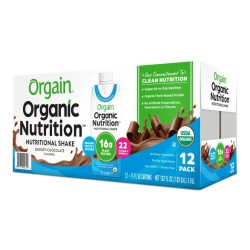 Oral Supplement Organic Nutrition™ Vegan Smooth Chocolate Flavor Liquid 11 oz. Carton (M-1112295)