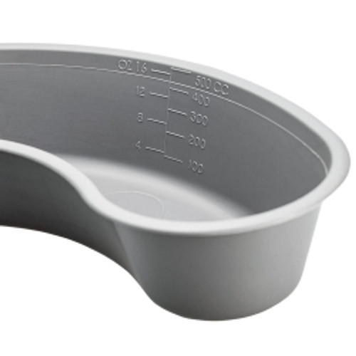 Emesis Basin GMAX Gray 500 cc Plastic Single Patient Use (M-1125475)