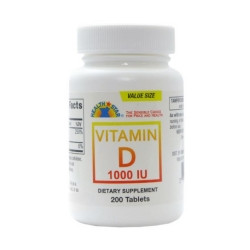 Vitamin Supplement Geri-Care® Vitamin D3 1000 IU Strength Tablet 200 per Bottle (M-1150848)