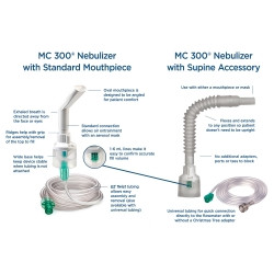 MC300™ Handheld Nebulizer Kit Small Volume Medication Cup Universal Aerosol Mask / Mouthpiece Delivery (M-1154750)