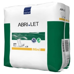 Bladder Control Pad Abri-Let Mini 15 Inch Length Light Absorbency,73525  (252/CS)