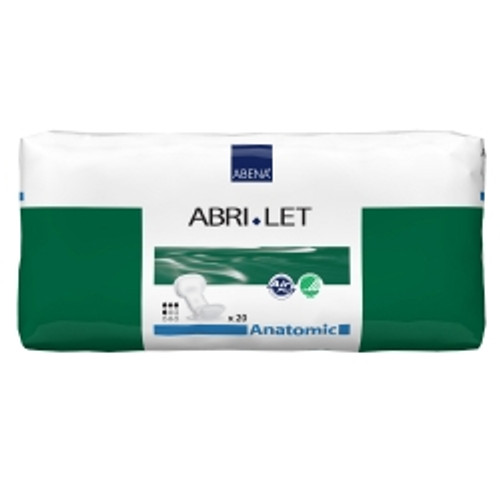 Incontinence Liner Abri-Let Anatomic 8 X 17 Inch Moderate Absorbency Fluff / Polymer Core One Size Fits Most (M-1177811)