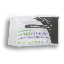 Food and Beverage Thickener SimplyThick® Easy Mix 4 oz. Individual Packet Unflavored Gel,74056  (300/BX)