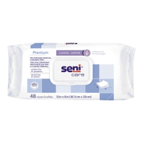 Personal Cleansing Wipe Seni® Care Soft Pack Scented 48 Count (M-1215646)
