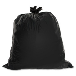 Trash Bag Black LLDPE 0.65 mil 30 X 36 Inch Star Seal Bottom,74783  (10/CS)