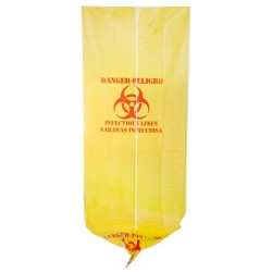 Biohazard Bag 44 gal. Yellow LLDPE 37 X 50 Inch,74839  (10/CS)