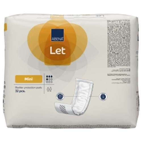 Incontinence Liner Abena® Abri-Let Mini 5.5 X 15.3 Inch Light Absorbency Fluff / Polymer Core One Size Fits Most (M-1218248)