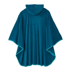Shower Cape with Hood Silverts® Caribbean Blue One Size Fits Most Front Opening Snap Closure Unisex (M-1227203)
