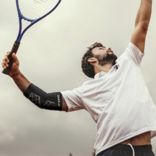 Elbow Support Spark Kinetic Medium Pull-On Sleeve Left or Right Elbow 10-1/2 to 12-1/0 Inch Elbow Circumference Black (M-1228919)