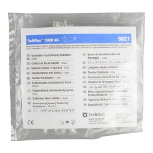 Rectal Collection Pouch Hollister One-Piece System 12 Inch Length Trim To Fit Drainable (M-148677)