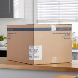 Bib McKesson Slipover Disposable Poly / Tissue (M-152377)