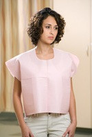 Exam Cape Blue One Size Fits Most Front / Back Opening Without Closure Unisex (M-162227)