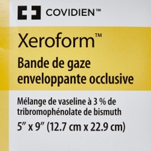 Xeroform Petrolatum Impregnated Dressing Xeroform™ Occlusive Strip 5 X 9 Inch Sterile (M-163165)