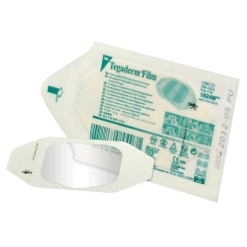 Transparent Film Dressing 3M™ Tegaderm™ 2-3/8 X 2-3/4 Inch Frame Style Delivery Rectangle Sterile (M-235697)
