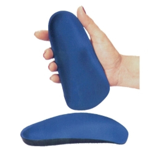 FREEDOM® Accommodator™ Plantar Fasciitis Insole 3/4 Length Size 2 Foam / Nylon / Plastic Blue Male 7 to 8 / Female 6 to 8 (M-239228)