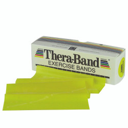 Exercise Resistance Band TheraBand® Yellow 5 Inch X 6 Yard X-Light Resistance (M-304468)
