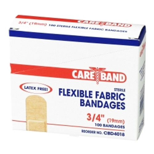 Adhesive Strip Careband™ 3/4 X 3 Inch Fabric Rectangle Tan Sterile (M-329352)