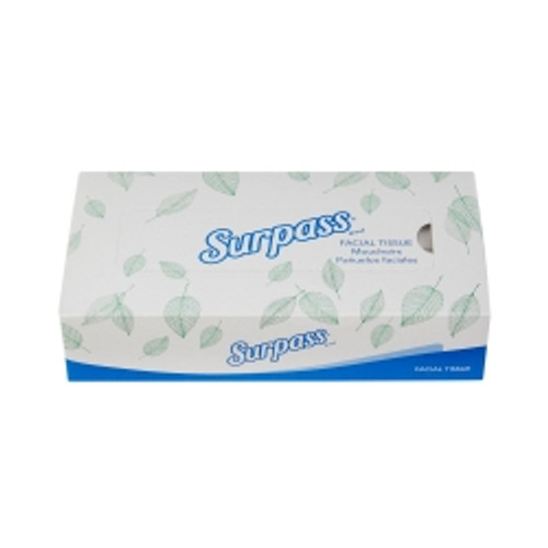 Surpass* Facial Tissue White 8 X 8-2/5 Inch 100 Count (M-333758)