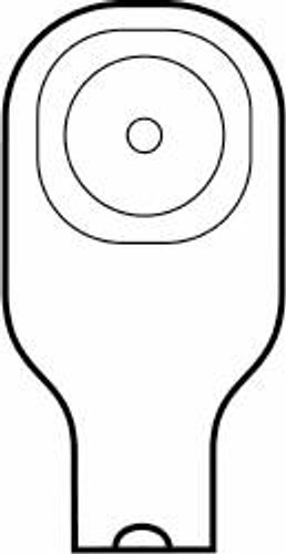 Colostomy Pouch Premier™ Flextend™ One-Piece System 9 Inch Length Flat, Pre-Cut Drainable (M-335362)