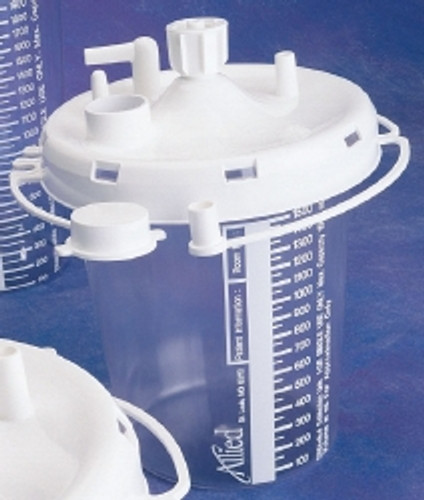 Suction Canister Allied® 1500 mL Snap-On Lid (M-344588)