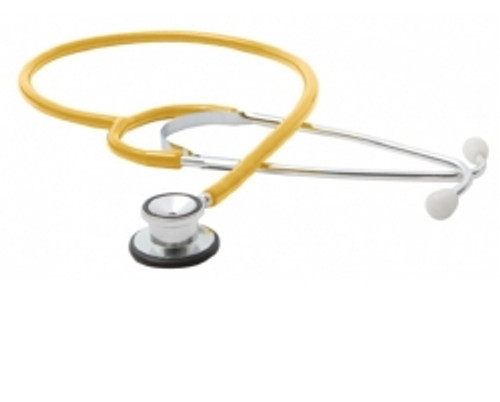 Clinician Stethoscope Proscope™ 675 Yellow 1-Tube 21 Inch Tube Double Sided Chestpiece (M-352204)