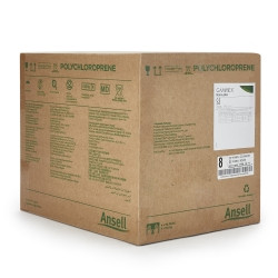 Surgical Glove GAMMEX® Non-Latex Size 8 Sterile Polyisoprene Standard Cuff Length Micro-Textured Green Chemo Tested (M-364347)
