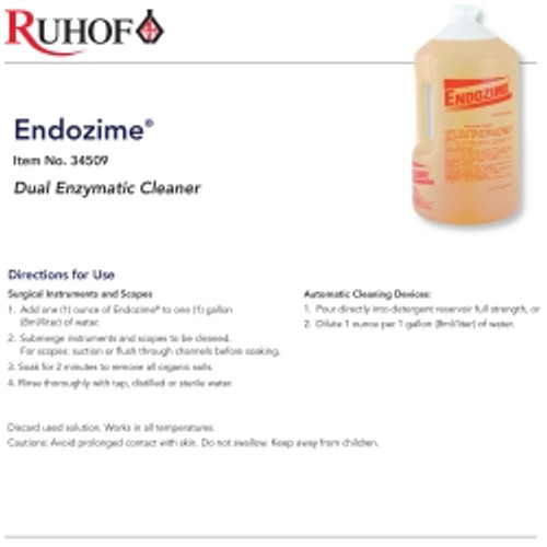 Dual Enzymatic Instrument Detergent Endozime® Liquid Concentrate 1 gal. Jug Floral Scent (M-428948)