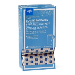Elastic Bandage Matrix 6 Inch X 10 Yard Double Hook and Loop Closure Natural NonSterile Medium Compression (M-447690)