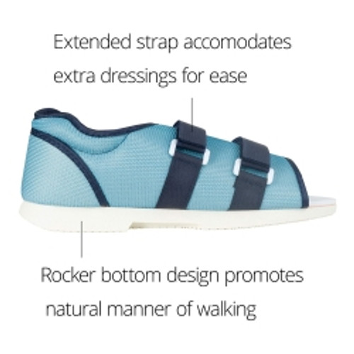 Mesh Top Post-Op Shoe Össur® Medium Female Blue (M-453138)