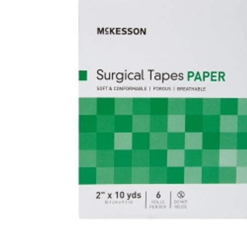 Medical Tape McKesson White 2 Inch X 10 Yard Paper NonSterile (M-455532)