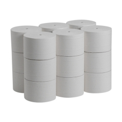 Toilet Tissue Compact® White 2-Ply Standard Size Coreless Roll 1500 Sheets 3-4/5 X 4-1/20 Inch (M-460013)