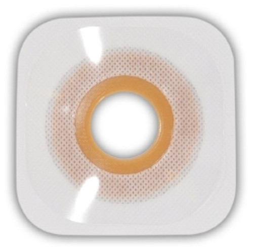 Ostomy Barrier Esteem synergy® Trim to Fit, Standard Wear Stomahesive® White Tape 1-7/8 Inch Flange Esteem Synergy™ System Hydrocolloid Up to 1-7/8 Inch Opening 4-1/2 X 4-1/2 Inch (M-474468)