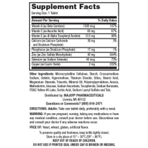 Multivitamin Supplement Prosight Vitamin A / Ascorbic Acid 5000 IU - 60 mg Strength Tablet 60 per Bottle (M-486494)