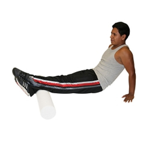 CanDo® Round Therapy Foam Roller White Polyethylene Foam 6 X 36 Inch (M-514651)