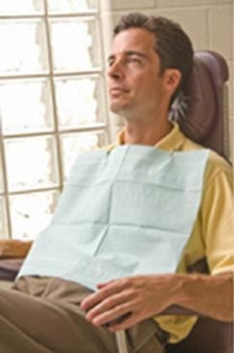 Dental Bib Aqua-Guard® 16-1/2 W X 19 L Inch White NonSterile (M-514741)