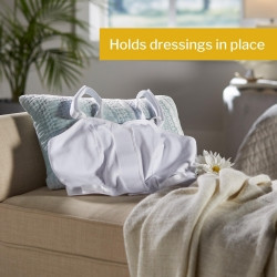 Post-Surgical Bra McKesson White 42 to 44 Inch,80406  (1/EA)