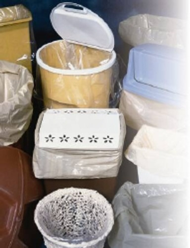 Trash Bag LK® 16 gal. Natural HDPE 6 Mic. 24 X 33 Inch Star Seal Bottom Flat Pack (M-544691)