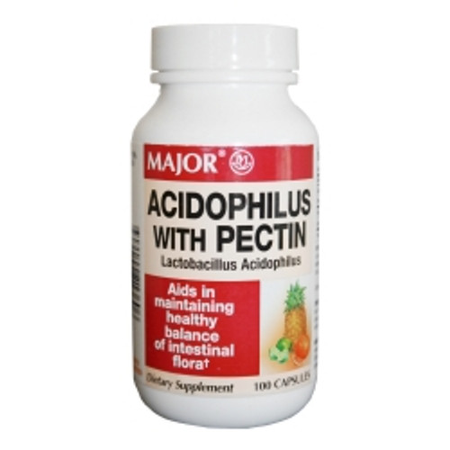 Probiotic Dietary Supplement Major® 100 per Bottle Capsule (M-544758)